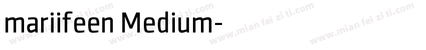 mariifeen Medium字体转换